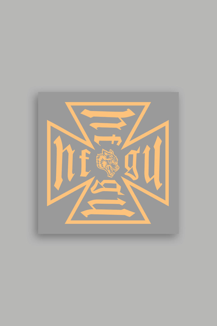 Core Small Sticker in Orange