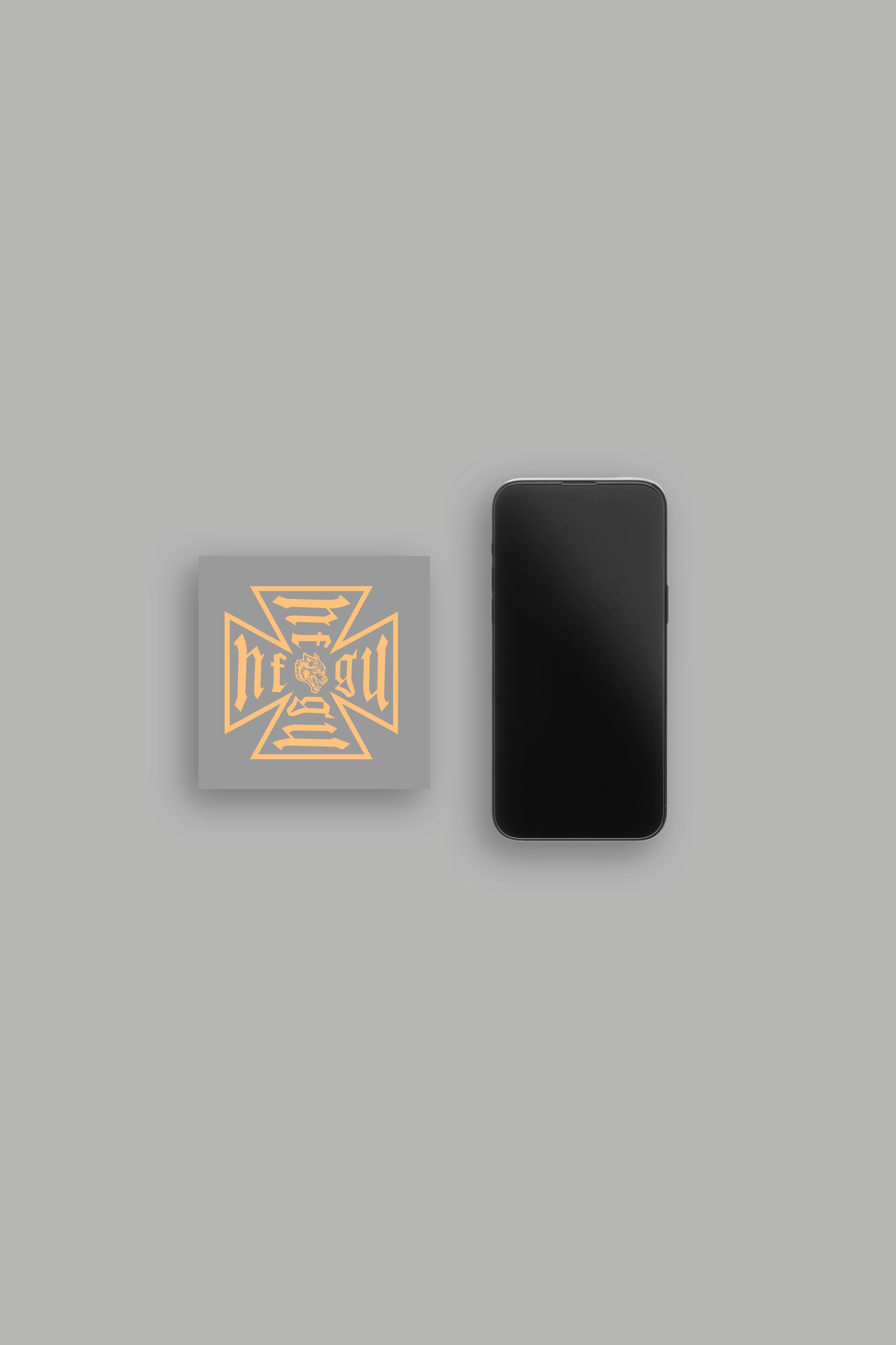 Core Small Sticker in Orange