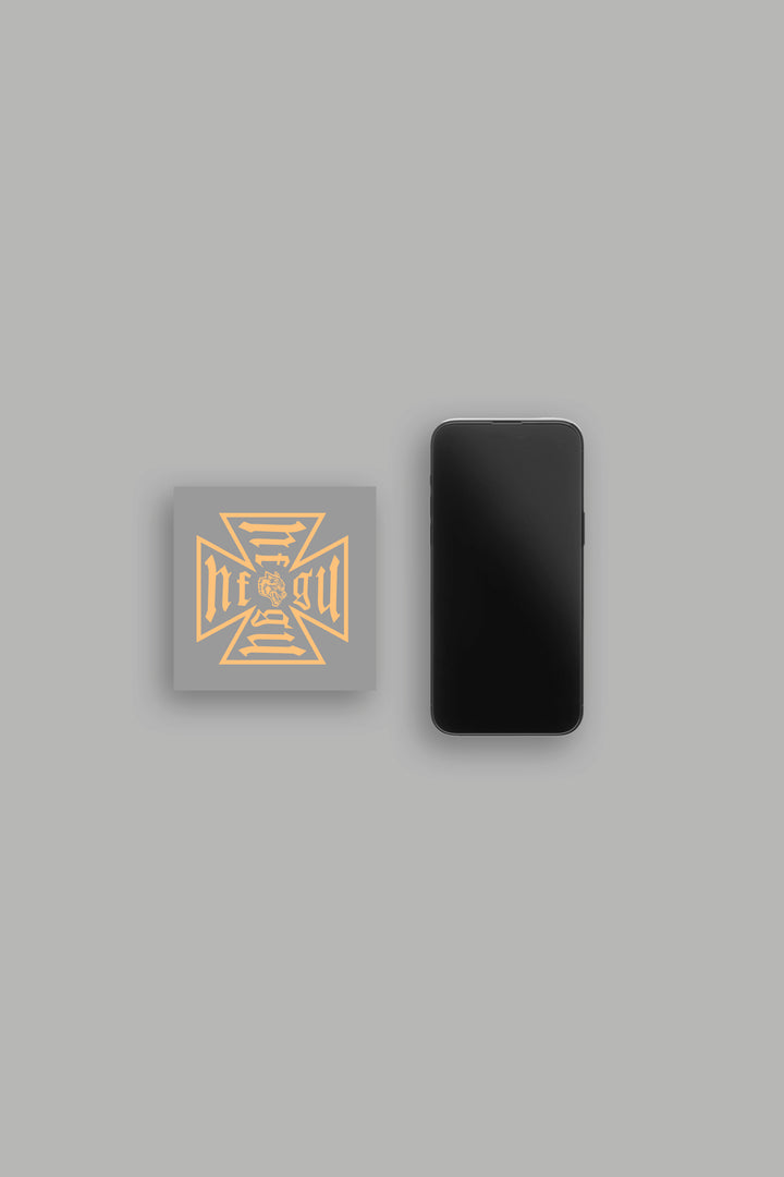 Core Small Sticker in Orange