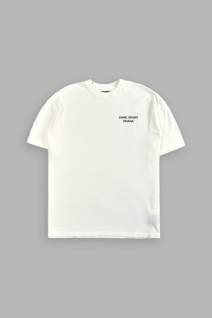 Darc Sport Ohana "Premium" Oversized Tee in Cream