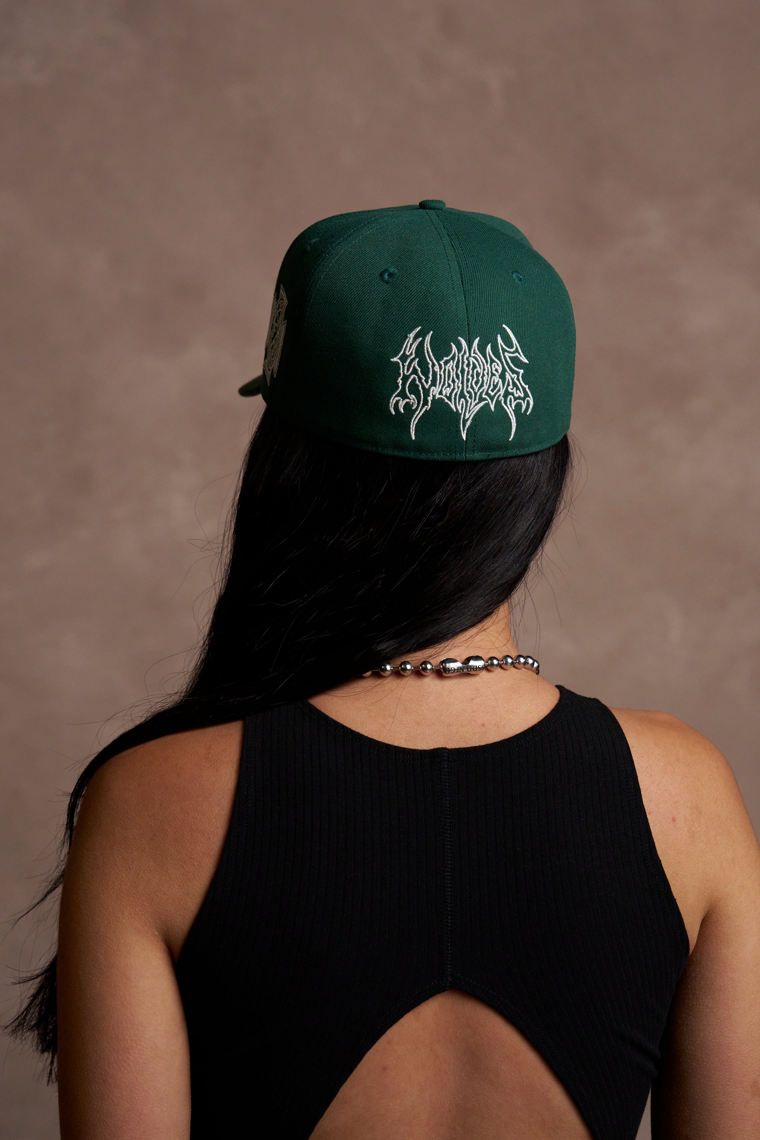 Iron W V2 Fitted Hat in Lush Green