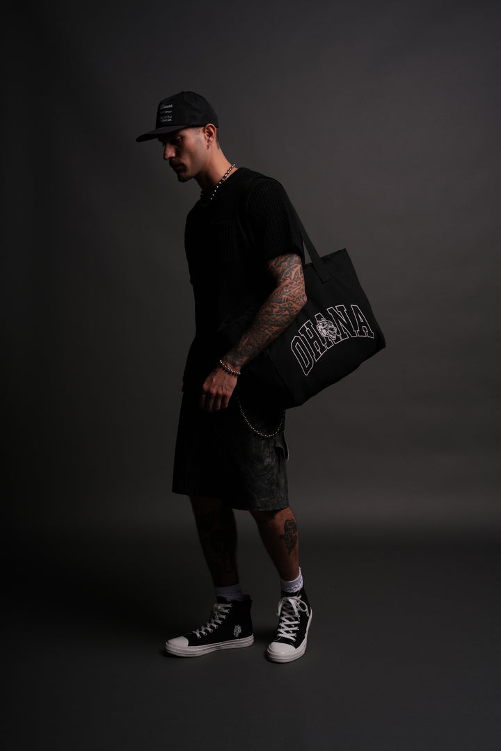 Ohana ONLYUS Canvas Tote in Black