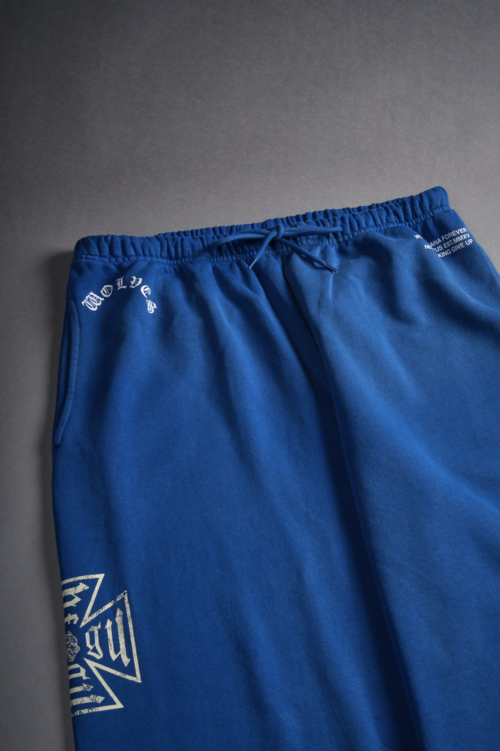 Core Lounger Sweat Pants in Darc Cobalt Drift Wash