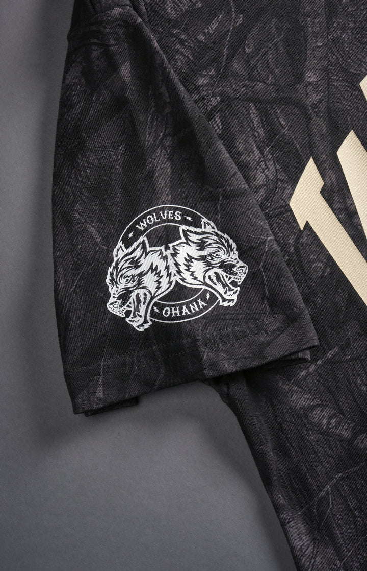 Ohana Loyalty "Premium" Oversized Tee in Darc Driftwood Forest Camo