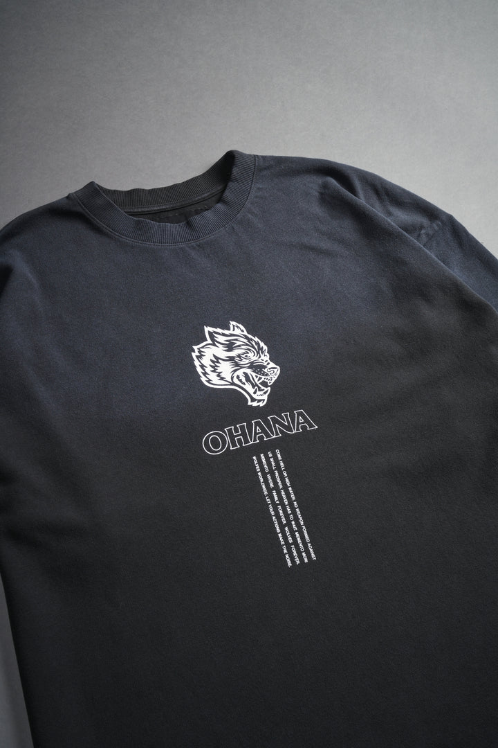 Ohana SSDDNFGU "Premium" Oversized Tee in Darc Ash Sun Fade
