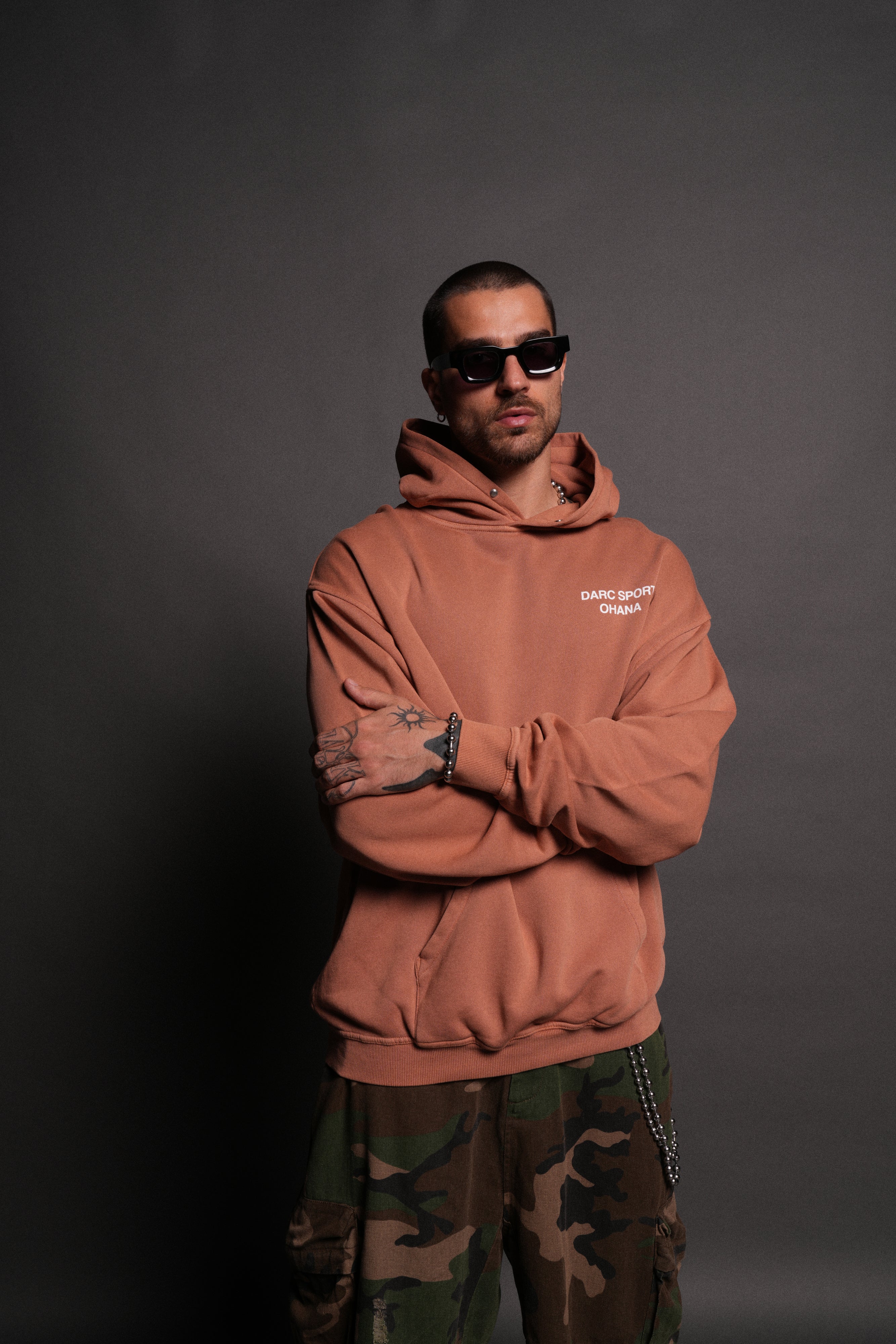 Darc Sport Ohana "Pierce" Hoodie in Desert Rose