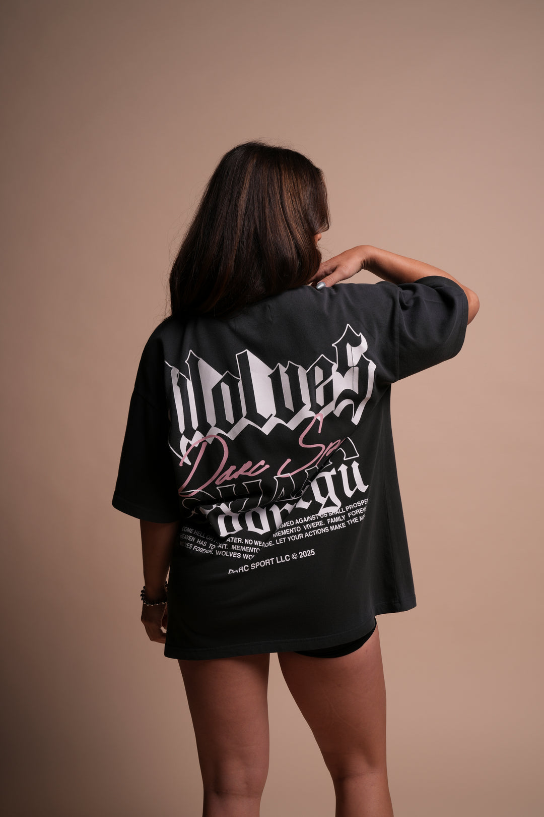 Ohana SSDDNFGU "Premium" Oversized Tee in Darc Ash Sun Fade