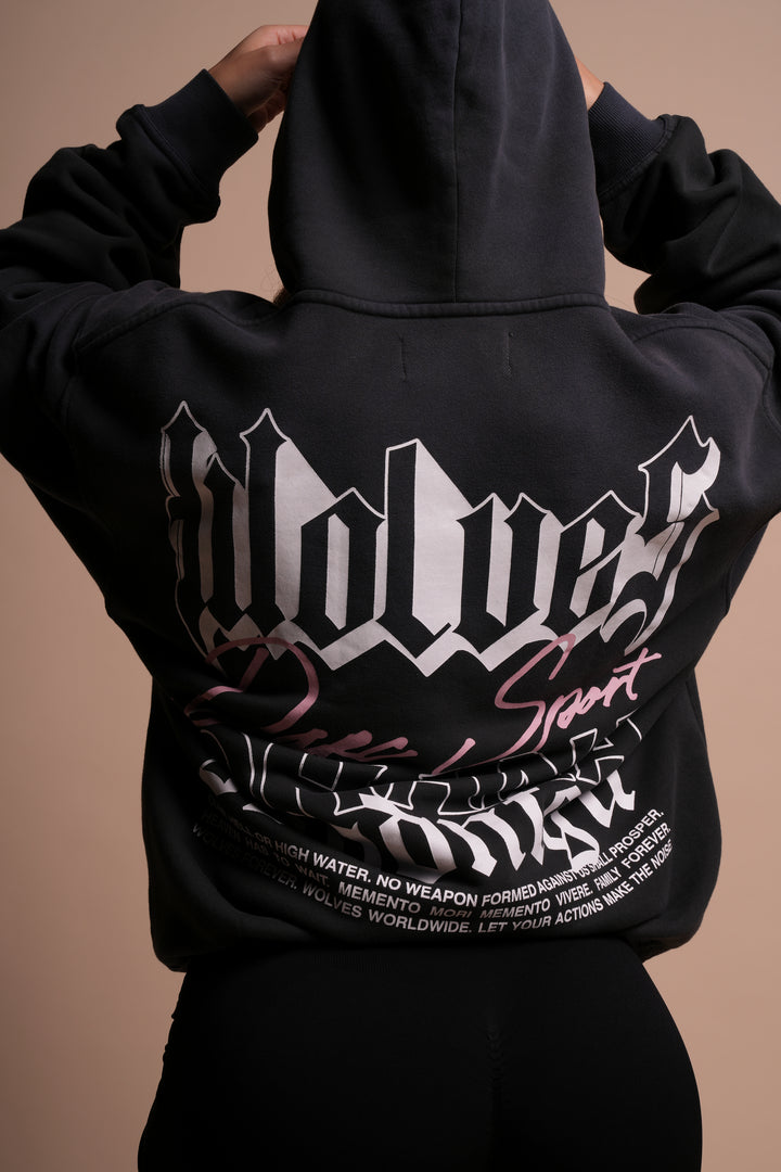 Ohana SSDDNFGU "Pierce" Hoodie in Darc Ash Sun Fade
